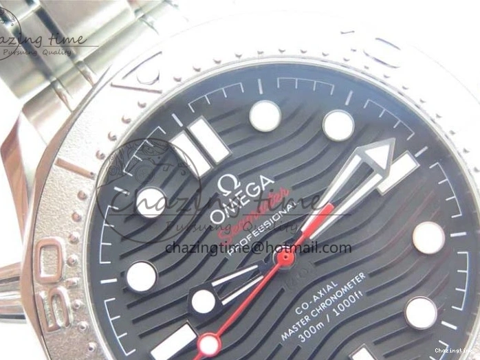 0108 Snug Seamaster Diver 300M Nekton VSF 1:1 Best Edition Black Dial on SS Bracelet A 7888